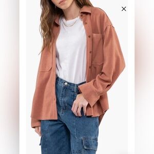 NWT blu pepper shacket